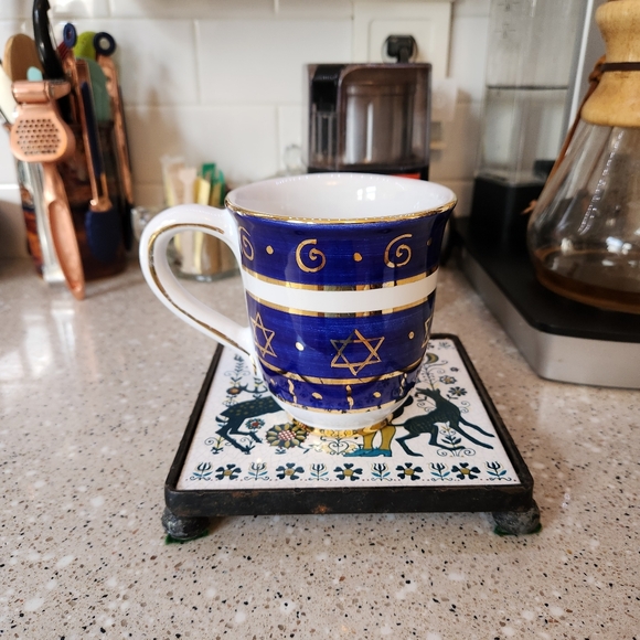 Sberna Deruta Made In Italy Exclusively For Starbucks Coffee Co. Hanukkah Mug - Picture 5 of 7